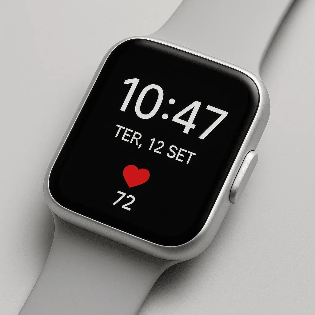 Smartwatch econômico com ótimo custo-benefício.