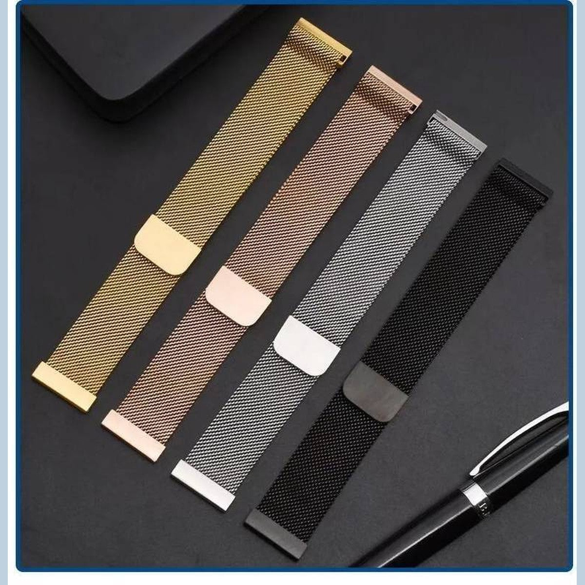 Pulseira Milanesa Luxo Pino 22 mm