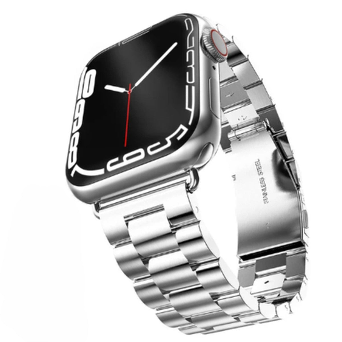 Pulseira de Aço 3 Elos Premium 42/44/45/47/49 mm