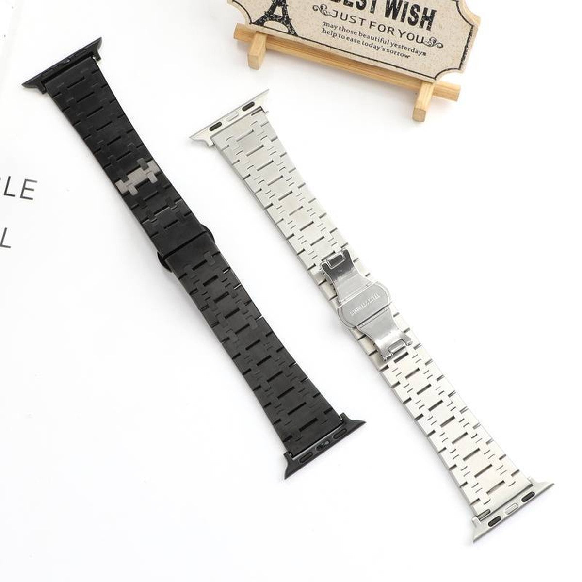 Pulseira de Aço 2 Elos Luxo 42/44/45/47/49 mm