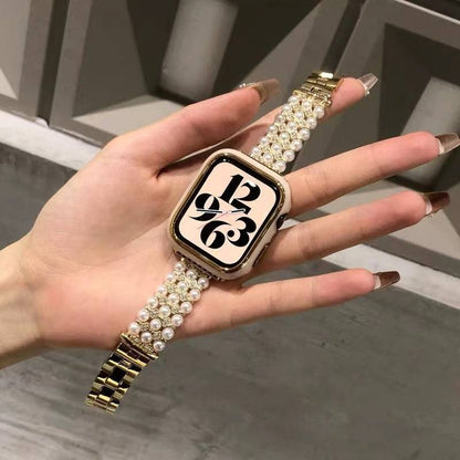 Pulseira Pérola Luxo 42/44/45/47/49 mm