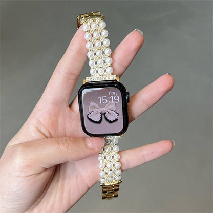 Pulseira Pérola Luxo 42/44/45/47/49 mm