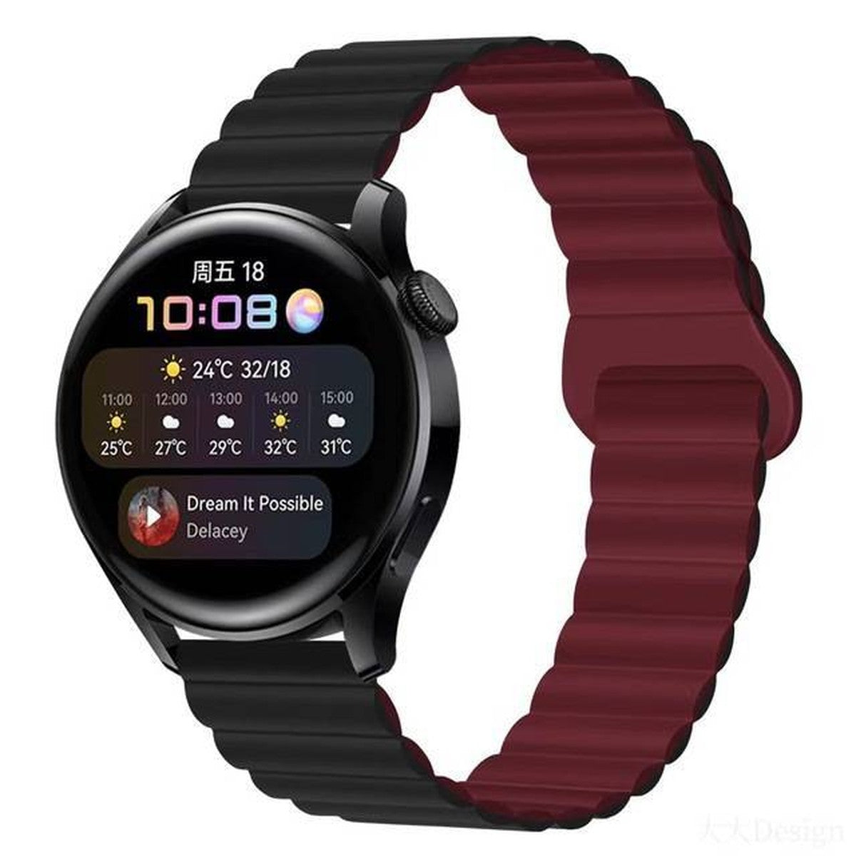 Pulseira Elo Magnético com Fecho Laço Premium Pino 22 mm