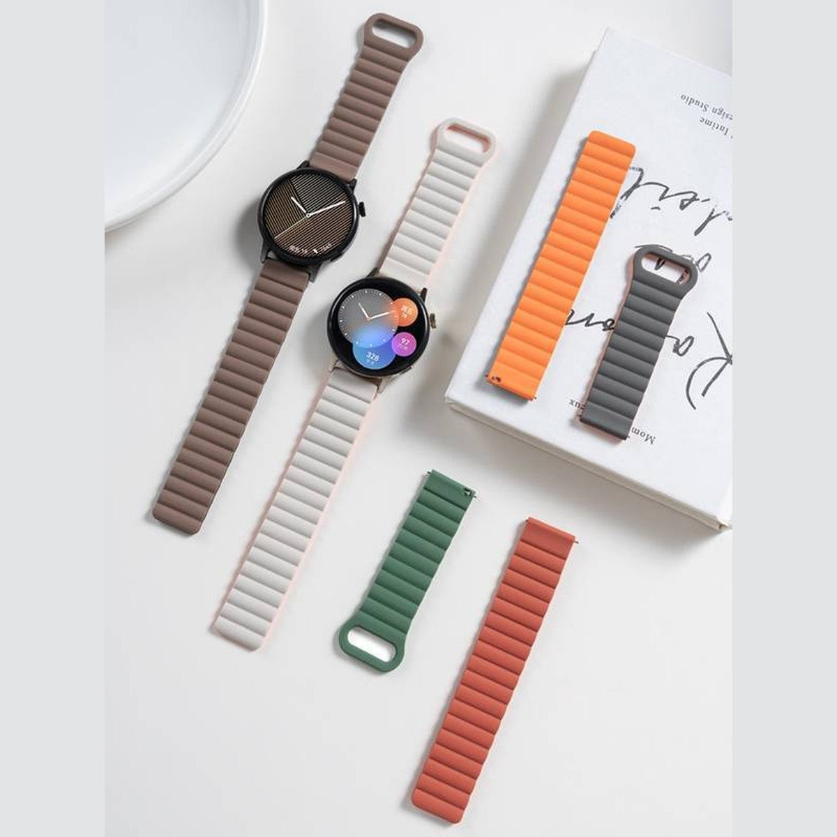 Pulseira Elo Magnético com Fecho Laço Premium Pino 22 mm