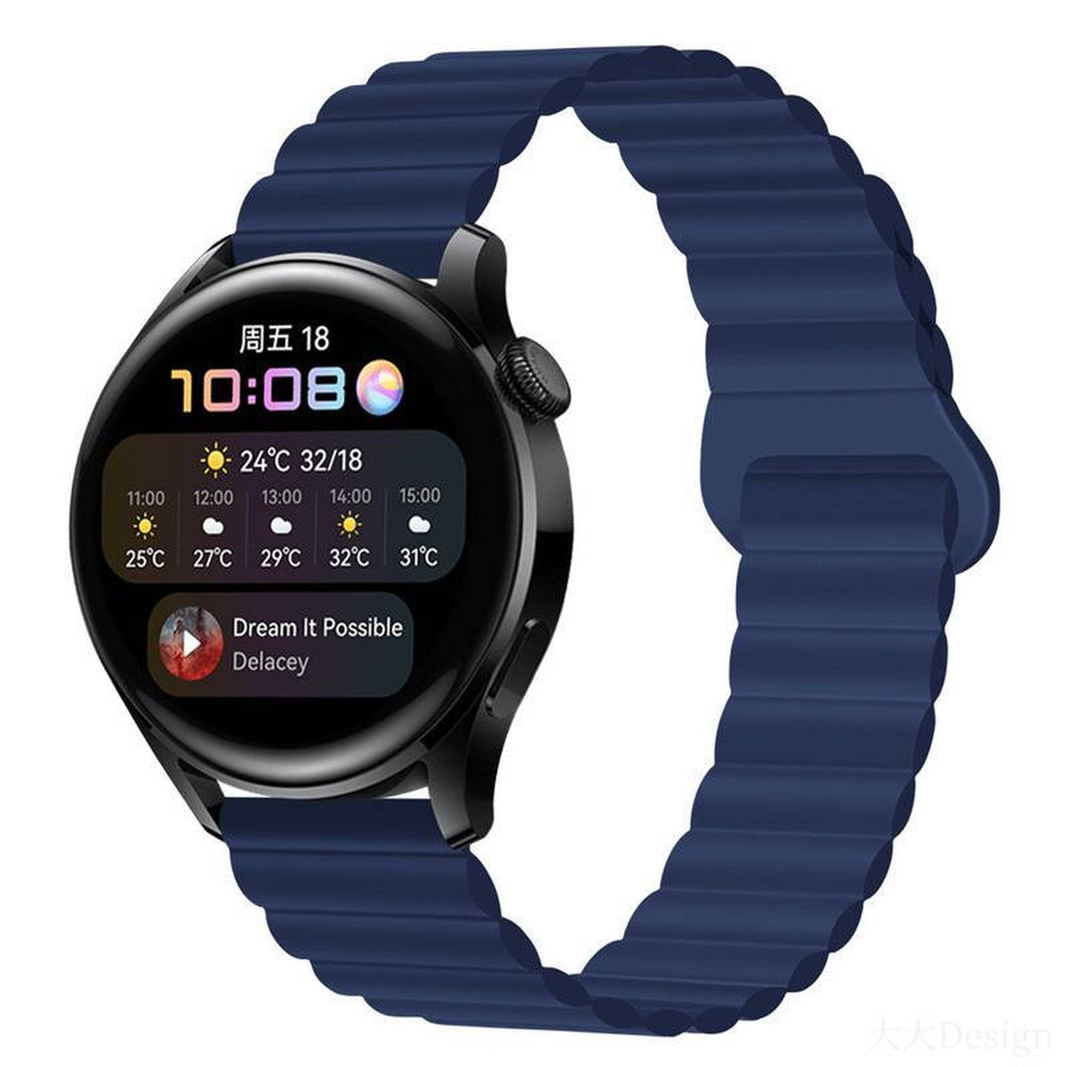 Pulseira Elo Magnético com Fecho Laço Premium Pino 22 mm
