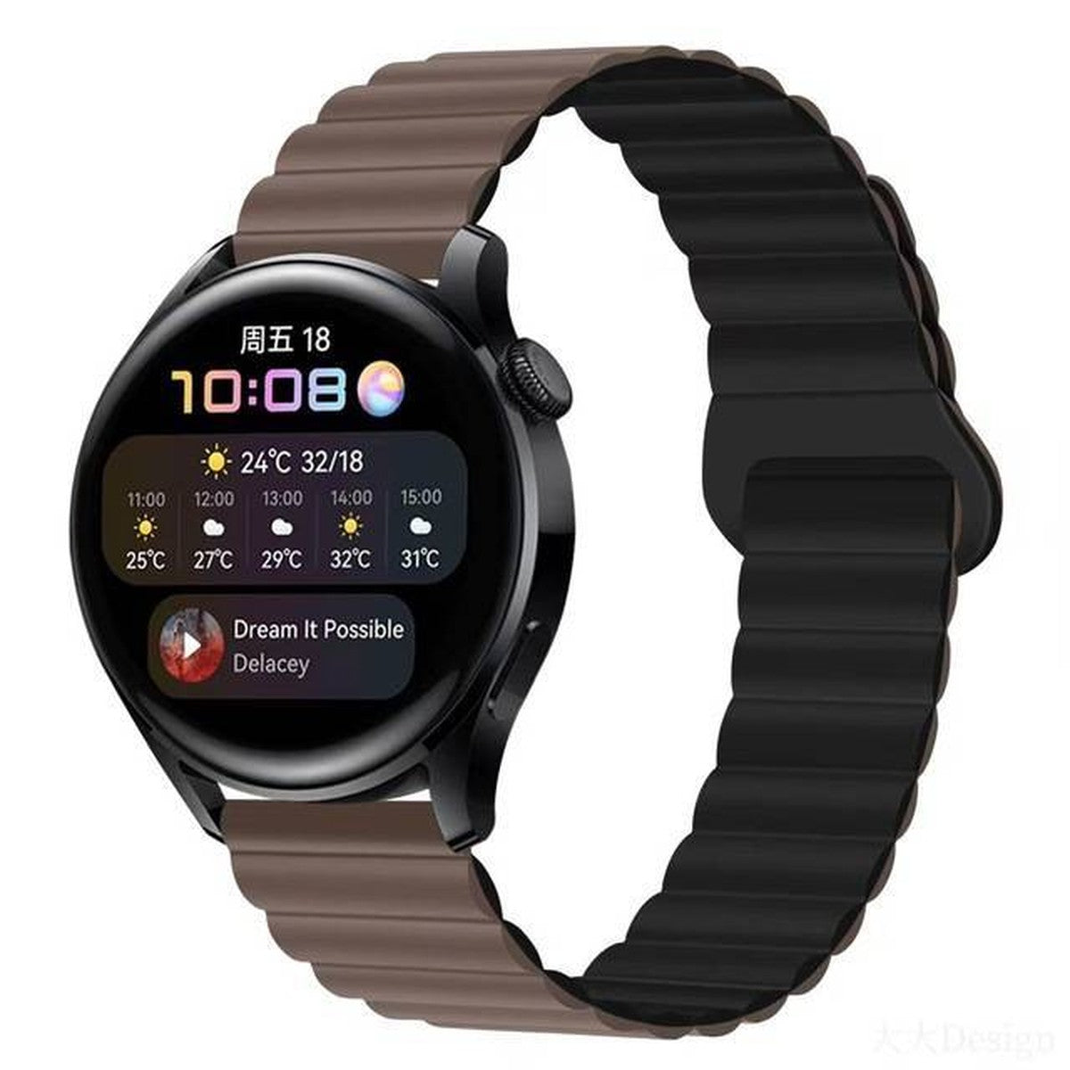 Pulseira Elo Magnético com Fecho Laço Premium Pino 22 mm