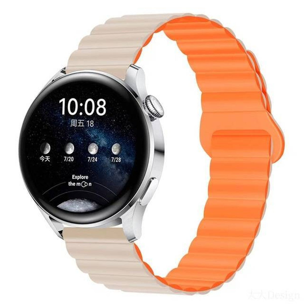 Pulseira Elo Magnético com Fecho Laço Premium Pino 22 mm