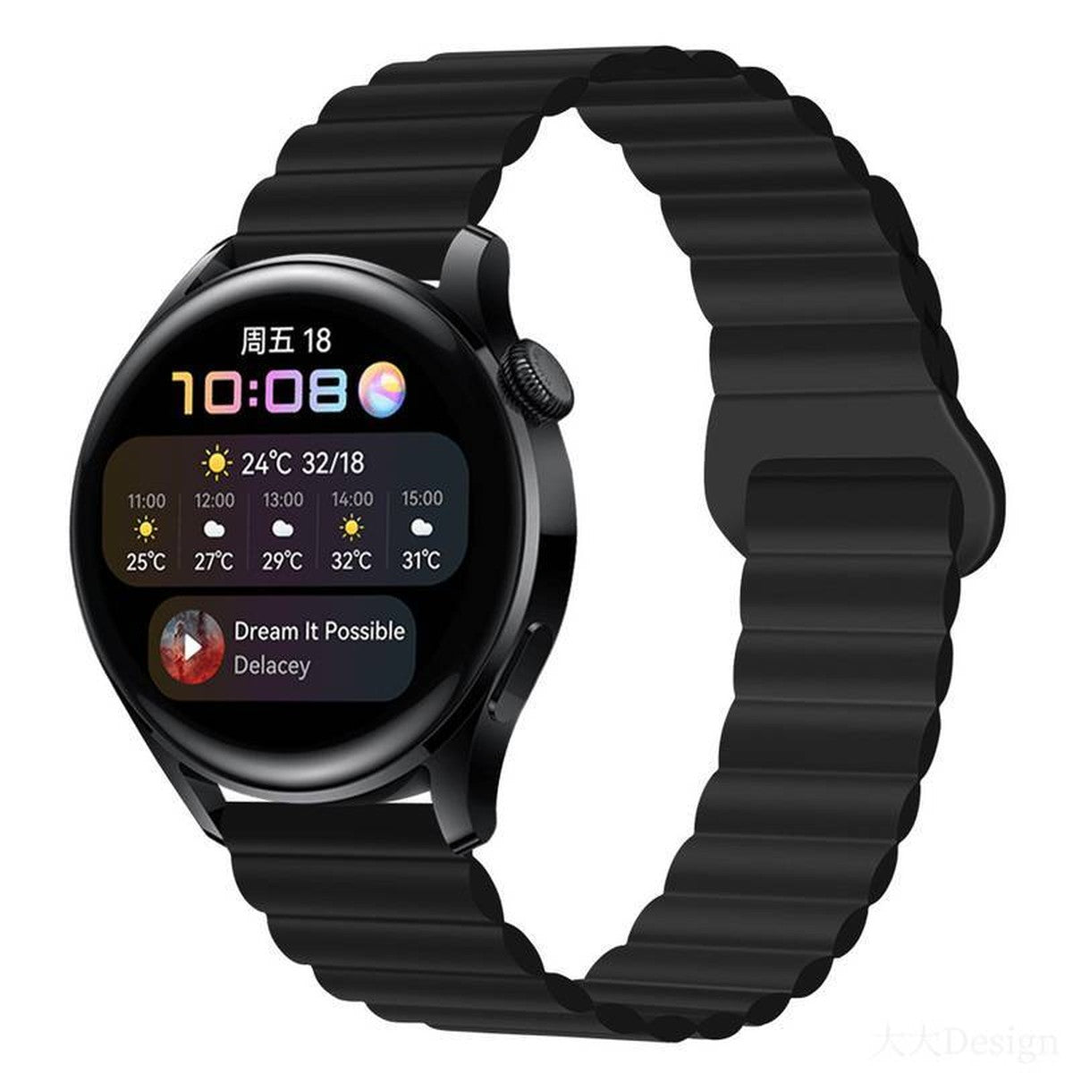 Pulseira Elo Magnético com Fecho Laço Premium Pino 22 mm