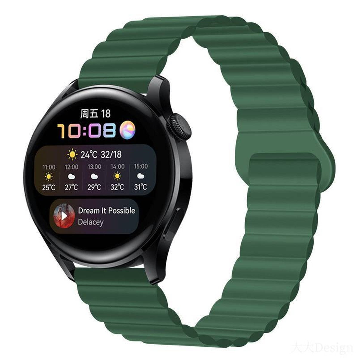Pulseira Elo Magnético com Fecho Laço Premium Pino 22 mm