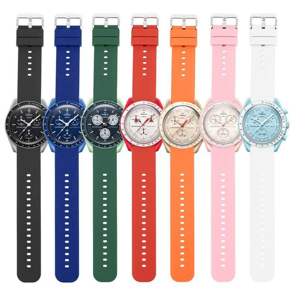 Pulseira de Silicone Esportiva Pino 18 mm