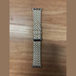 Pulseira de Couro Xadrez Luxo 38/40/41 mm