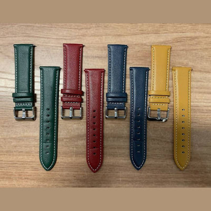 Pulseira de Couro Microfibra Premium Pino 22 mm