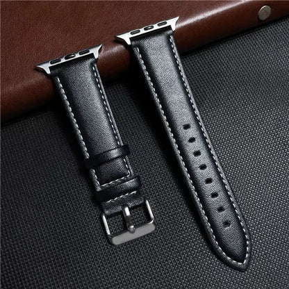 Pulseira de Couro Microfibra Premium 38/40/41 mm