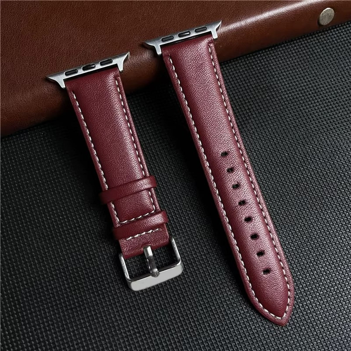 Pulseira de Couro Microfibra Premium 38/40/41 mm