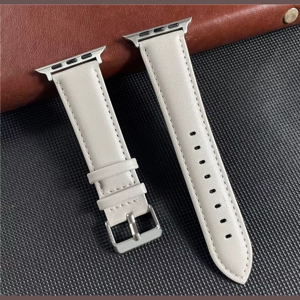 Pulseira de Couro Microfibra Premium 38/40/41 mm