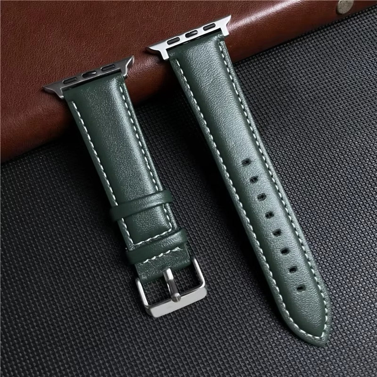 Pulseira de Couro Microfibra Premium 38/40/41 mm