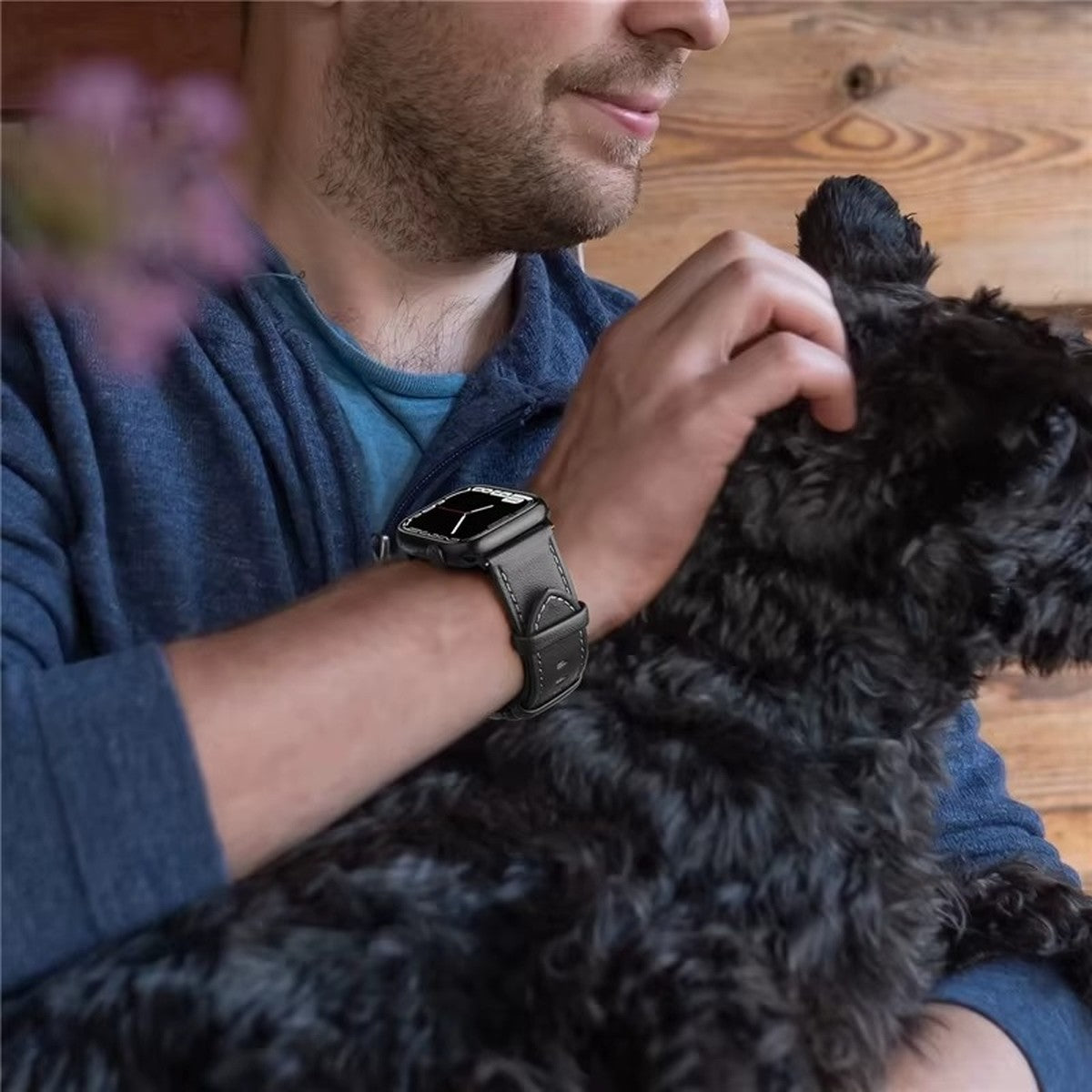 Pulseira de Couro Microfibra Premium 38/40/41 mm