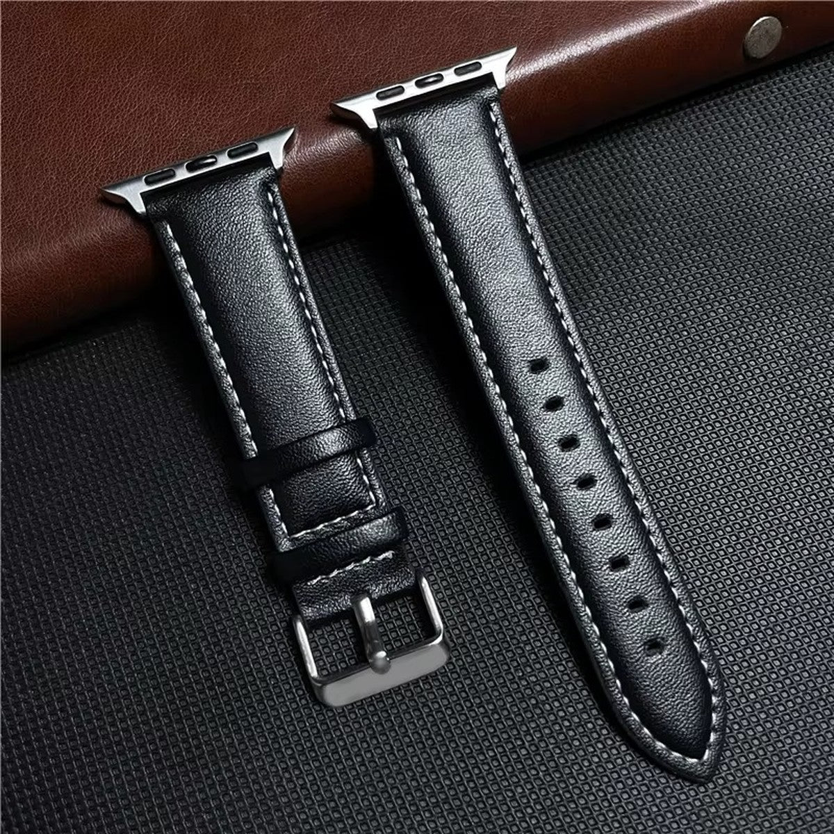 Pulseira de Couro Microfibra Premium 38/40/41 mm