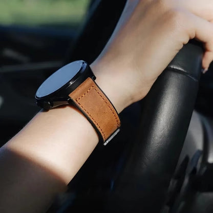 Pulseira de Couro Magnética Dobrável Luxo Pino 22 mm