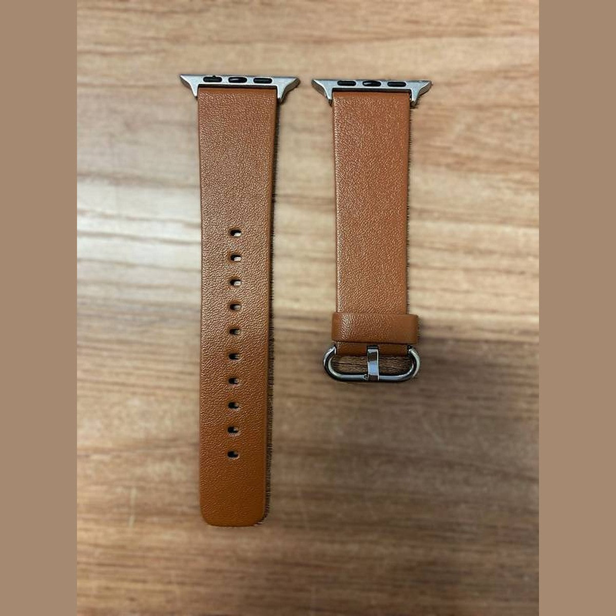 Pulseira de Couro Liso Premium 42/44/45/47/49 mm