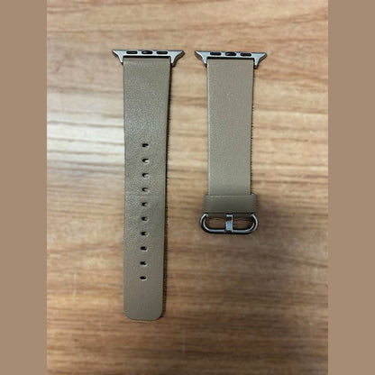 Pulseira de Couro Liso Premium 42/44/45/47/49 mm