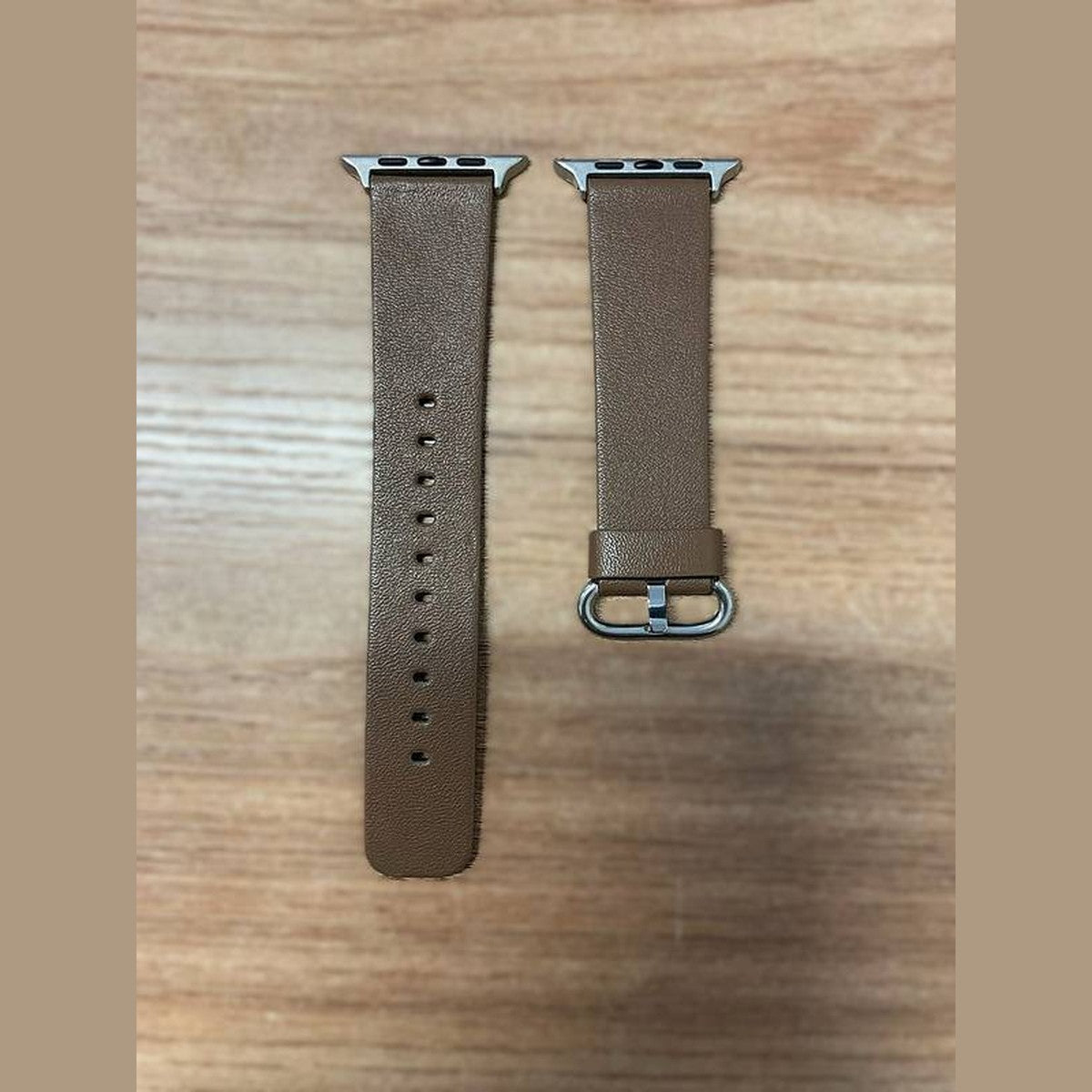 Pulseira de Couro Liso Premium 42/44/45/47/49 mm