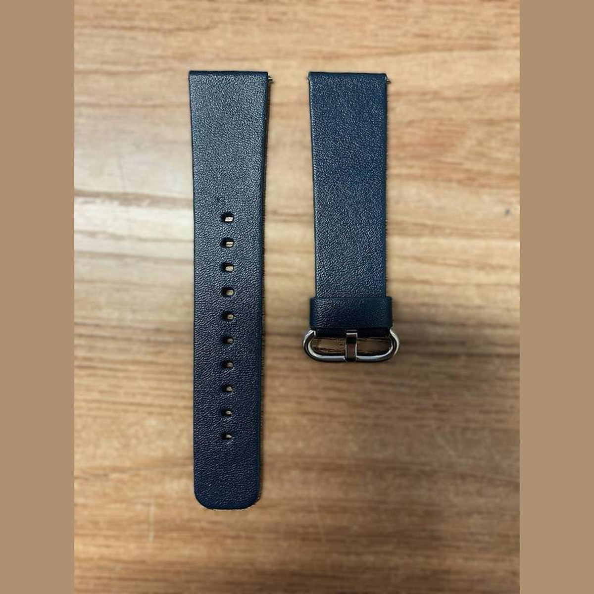 Pulseira de Couro Liso Premium Pino 22 mm