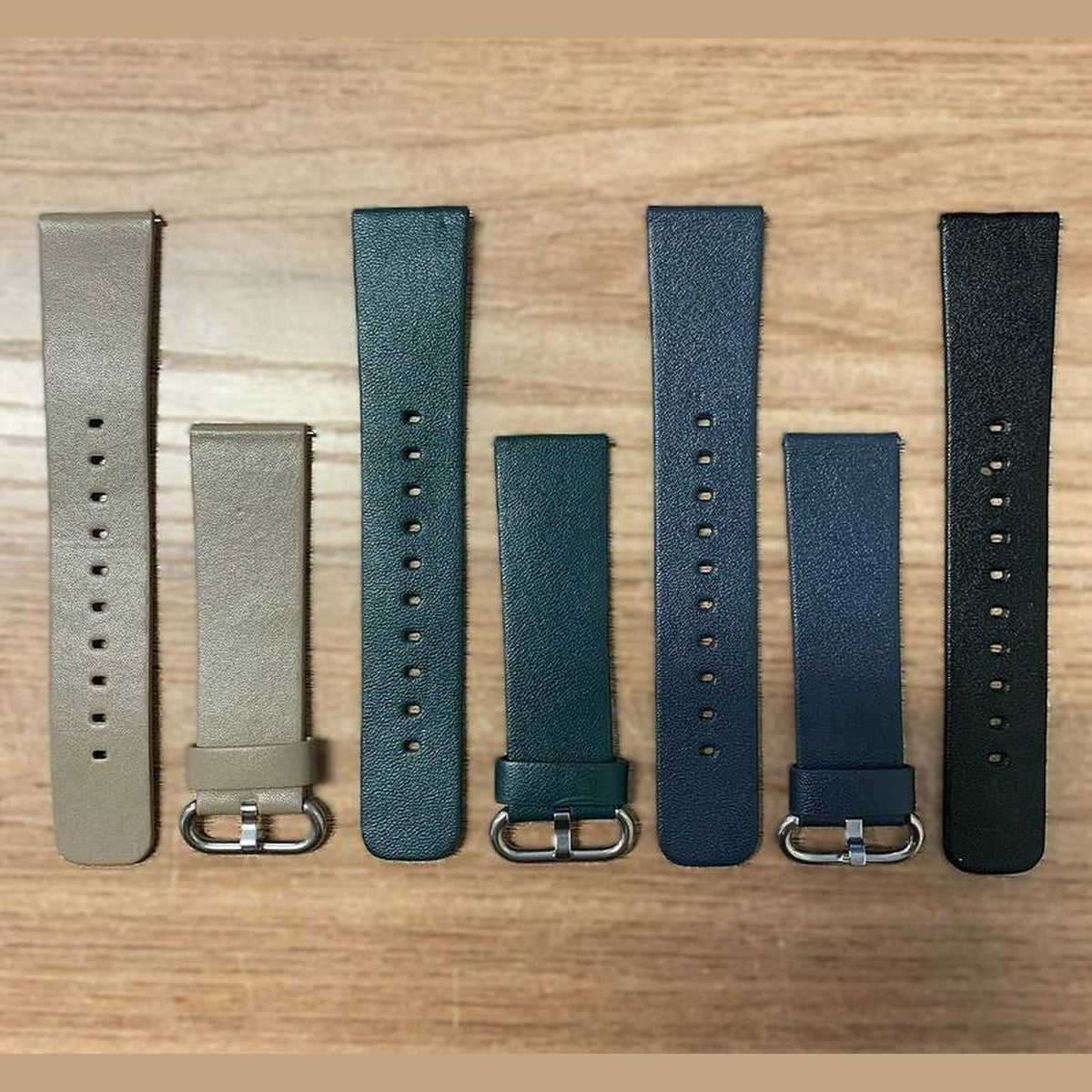 Pulseira de Couro Liso Premium Pino 22 mm