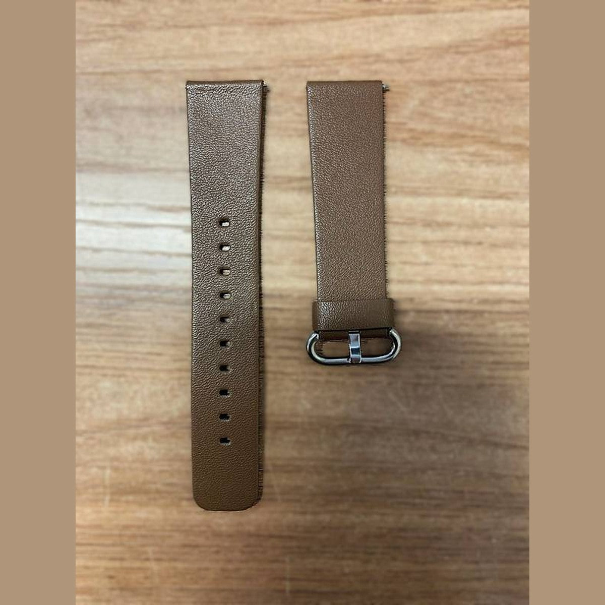 Pulseira de Couro Liso Premium Pino 22 mm