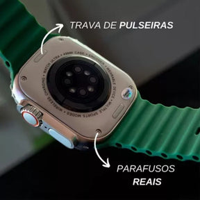 XS9 ULTRA 2 MAX TRAVAS DE PULSEIRAS COM PARAFUSOS REAIS