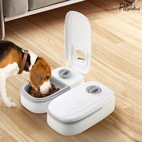 Dispenser de Comida Automático Inteligente | Para Cães e Gatos - HatCat