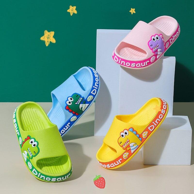 Chinelo Infantil Anti-Derrapante Dino Crocks - HatCat