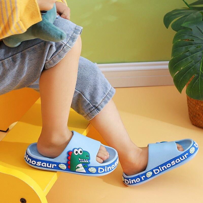 Chinelo Infantil Anti-Derrapante Dino Crocks - HatCat