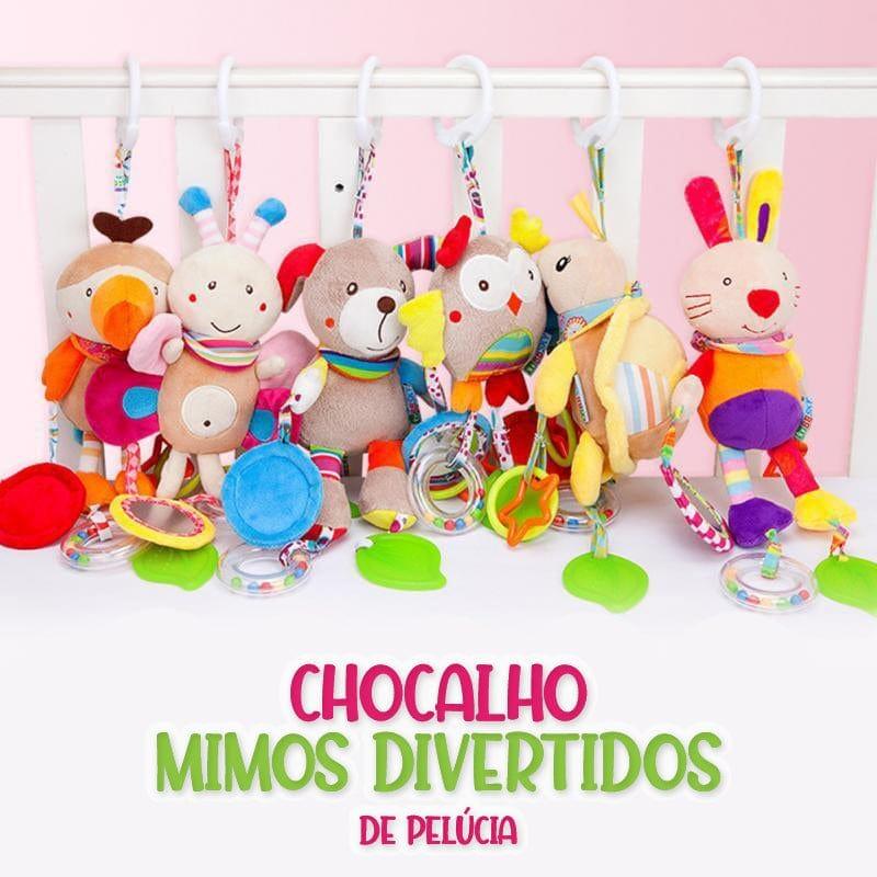 Chocalho Mimos Divertidos de Pelúcia - HatCat