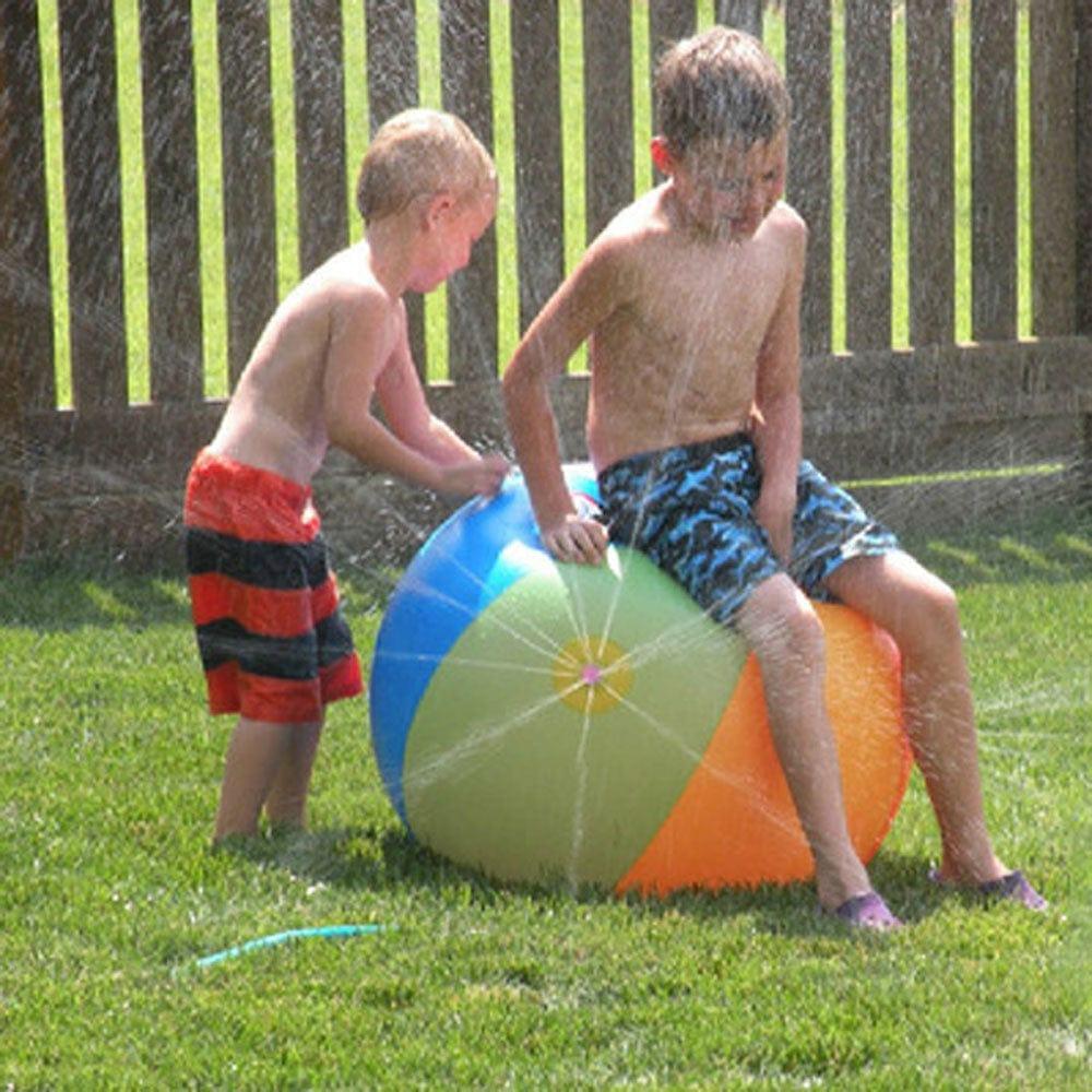 Bola Com Esguicho Para Piscina Pátio Ultra Diversão - HatCat