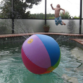 Bola Com Esguicho Para Piscina Pátio Ultra Diversão - HatCat